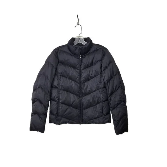 Eddie Bauer Black Goose Down Puffer Jacket - Picture 1 of 4